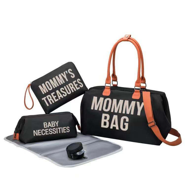 Mommy Bag - kismama táska - Fekete