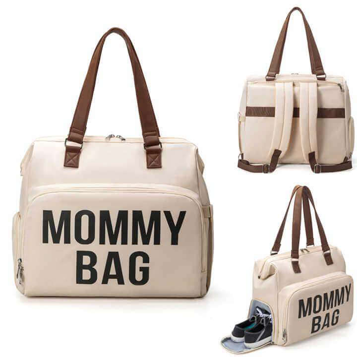 MommyBag-The Backpack- pelenkázó hátizsák - Törtfehér